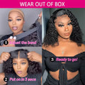 3-Second Glam: Glueless Kinky Curly Bob Wig