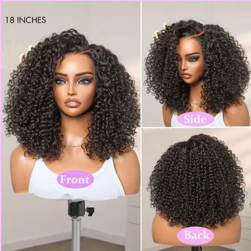 3-Second Glam: Glueless Kinky Curly Bob Wig